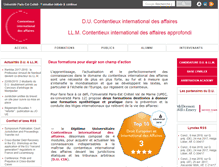 Tablet Screenshot of contentieux-international.net